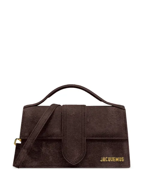Jacquemus The large Bambino crossbody flap bag Brown BAW00007AC09A04