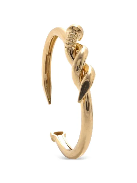 David Webb Twisted Nail cuff bracelet Gold N23960601B