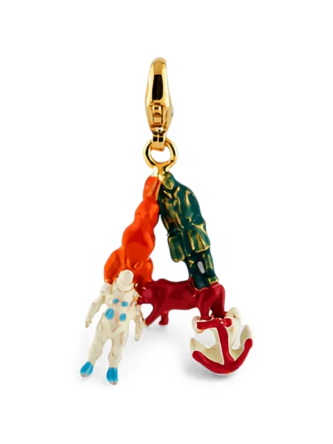Marni letter a charm Red 86438