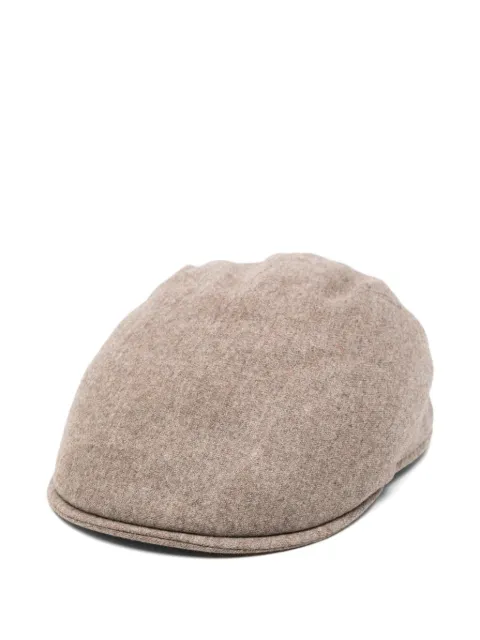 Gran Sasso marl-effect flat cap Brown 8510762106