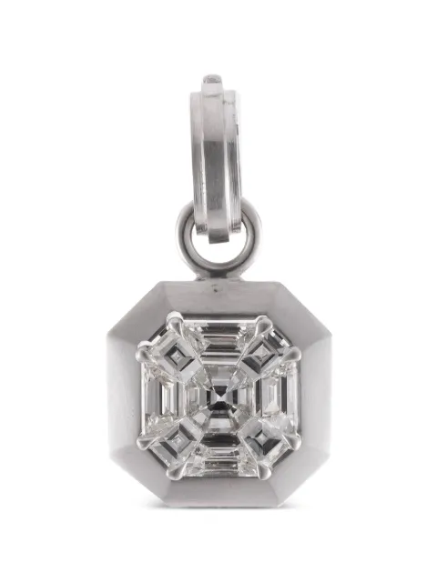 Sylva & Cie diamond mosaic pendant Silver P240812279