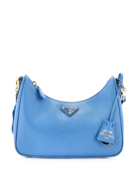 Prada Pre-Owned Re-Edition 2005 Shoulder Bag Saffiano Leather Small crossbody bag Blue A9DN5K2WM0Y5SQ5Y