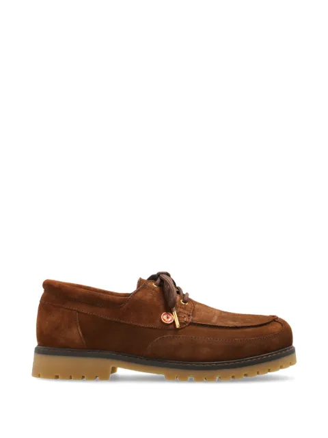 Casablanca Hideki suede lace-up shoes Brown APF26FW07010M0