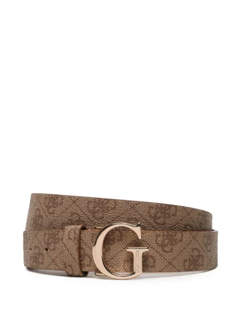 GUESS USA Emera logo-print belt Brown BW7862P3430