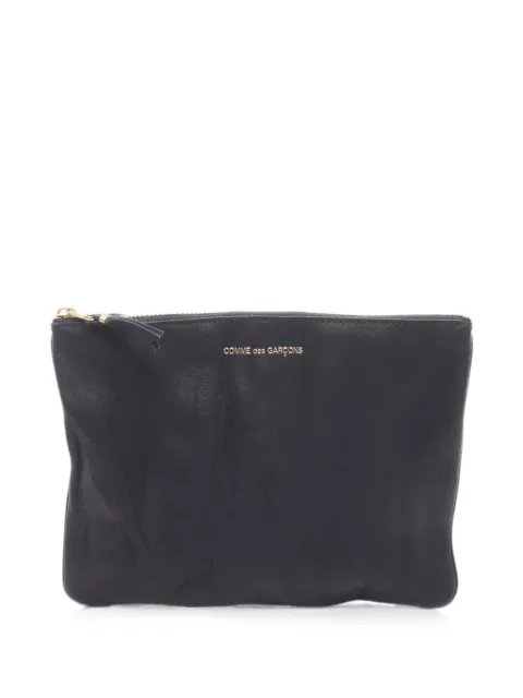 Comme Des Garçons Comme Des Garçons 2020s leather pouch Black 1098161