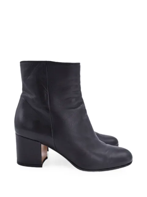 Gianvito Rossi side-zip ankle boots Black NAPPUGBSH357121W