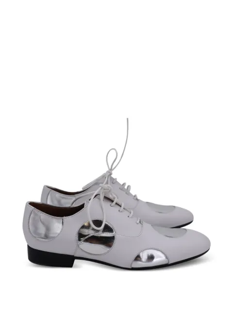 Marni Pre-Owned polka dot lace-up Oxfords White NAPPUGBSH358667W