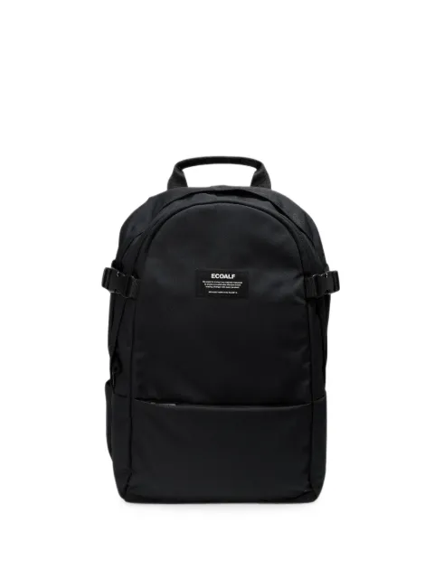 Ecoalf Bergen logo-patch backpack Black MCMACBPBERGE0261W26319