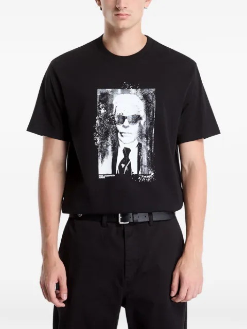 Karl Lagerfeld Jeans graphic-print T-shirt Black B3M17006999