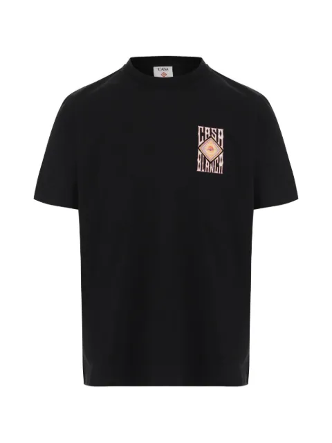 Casablanca Hermons Mirage-print T-shirt Black MAW26JTS001