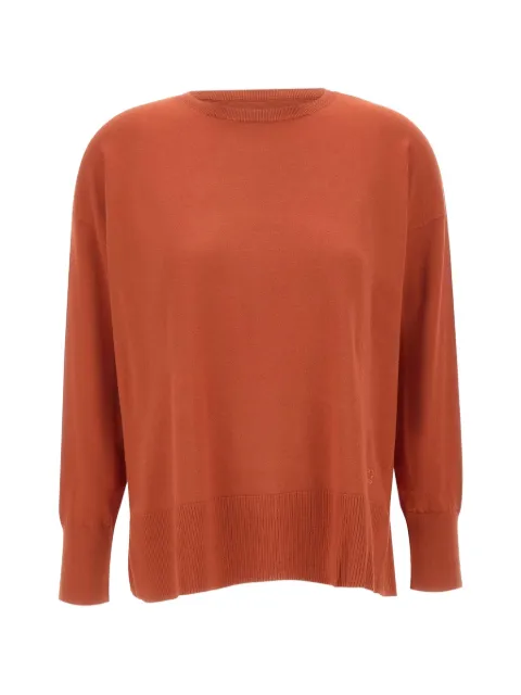 ELENA MIRÒ side-slit sweater Orange M035Z000796N
