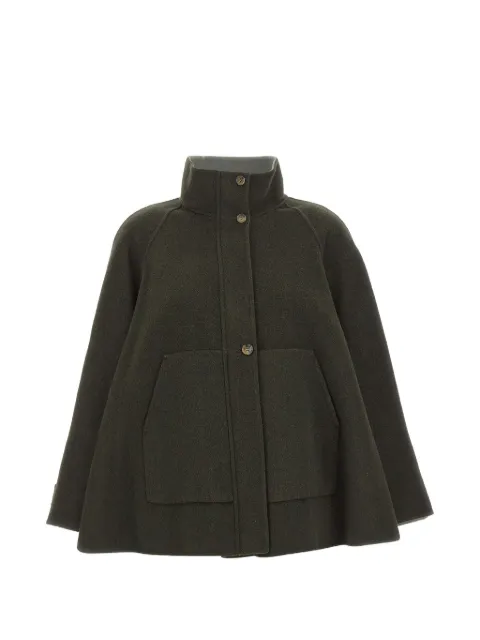 ELENA MIRÒ flared side-slit jacket Green 8013Z000041N