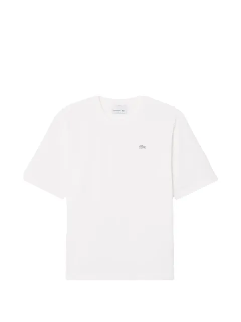 Lacoste logo-patch short-sleeve T-shirt White TH9441