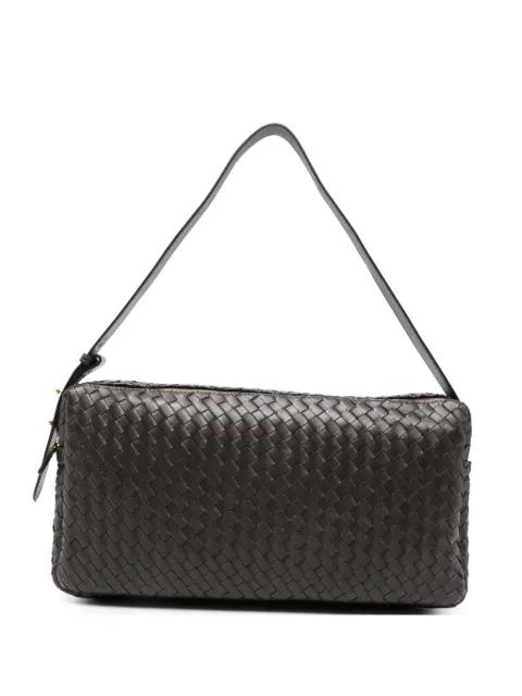 Elleme large Trousse leather shoulder bag Brown TROUSSELARGEWOVENLEATHER