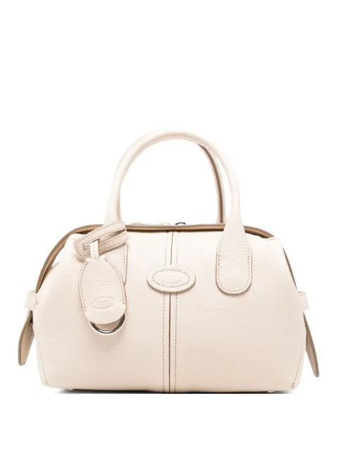 Tod's Di logo-embossed leather tote bag Neutrals XBWDBKH0100XGAC019