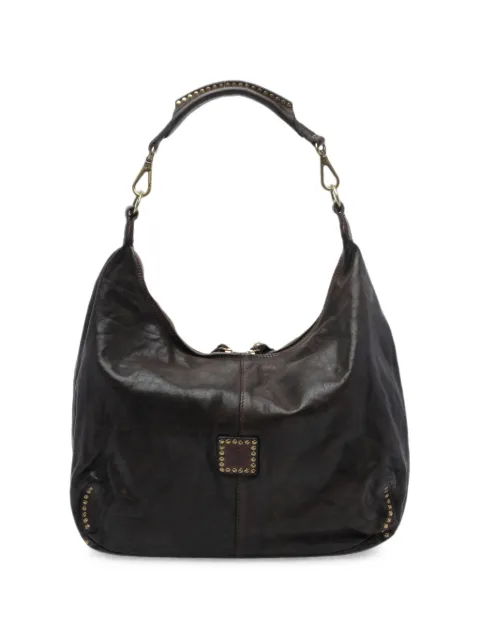 Campomaggi studded leather shoulder bag Brown C045720NDX0007