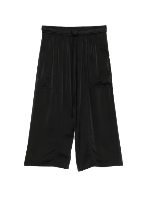 Julius drawstring-waist pocket-detail trousers Black 957PAM19