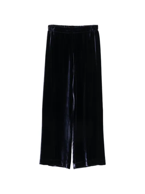 Why Ci velvet elasticated pyjama trousers Blue WH0160