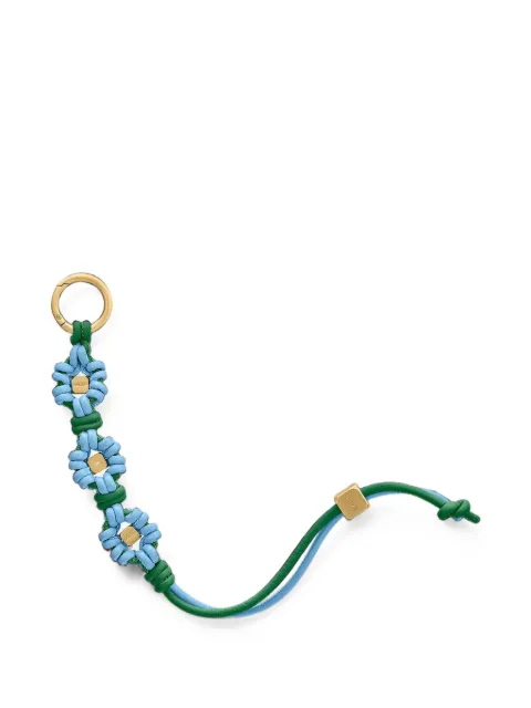 MAISON de SABRÉ Wristlet leather charm Green CHFLWRSKEM