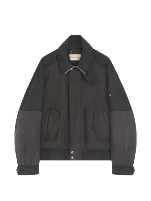 DRIES VAN NOTEN overdyed cotton jacket Grey 2620205084101