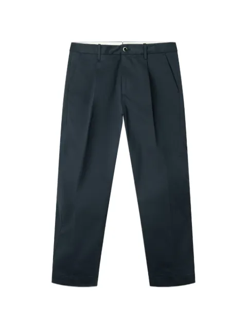Nine In The Morning Giulio pleated trousers Blue 9FW26GIG41