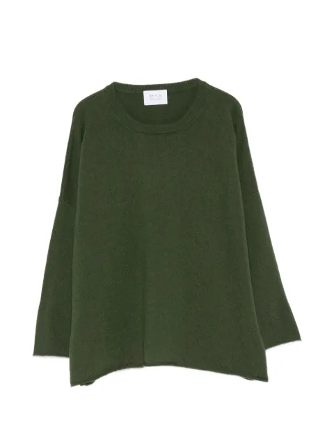 BeYou round-neck drop-shoulder sweater Green CD1200F6