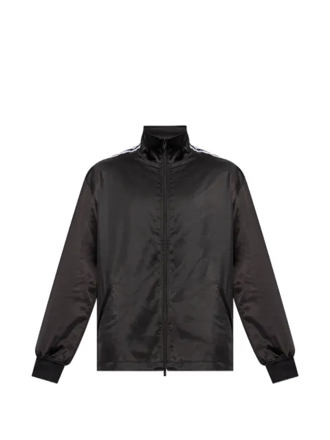 Y-3 satin gradient 3-Stripes track top Black KW9617