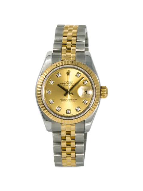 Rolex Lady Datejust 26mm watch Gold 179173