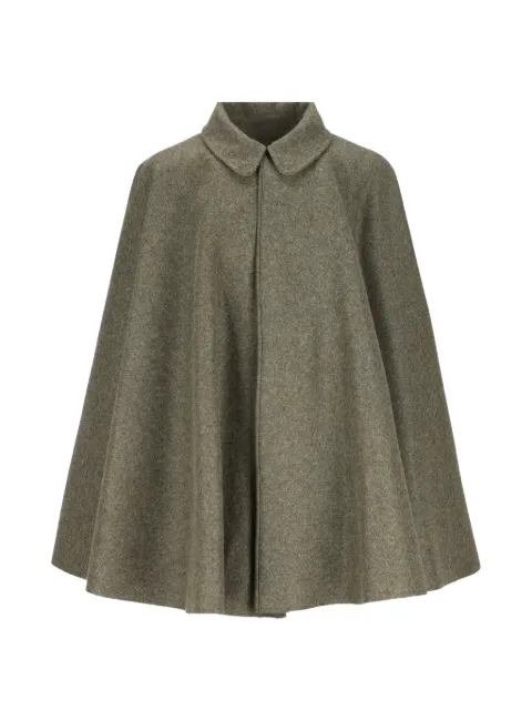 IL TABARRO single-breasted virgin-wool cape Green TAB0013616037