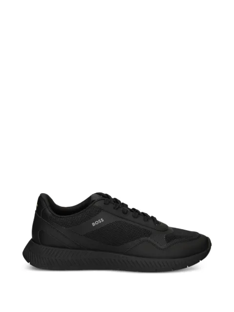 BOSS mesh trainers with ribbed sole Black 50568928