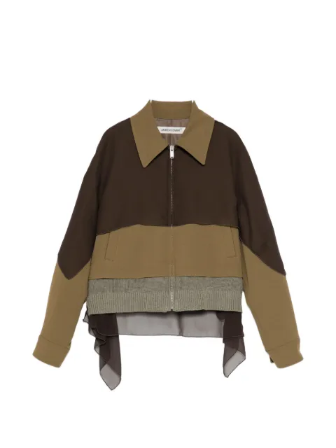 Undercover colour-block panelled jacket Brown UP2F1204JUL