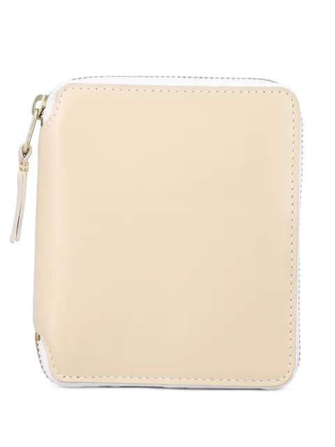 Comme Des Garçons Wallet zip-around leather wallet Neutrals SA2100