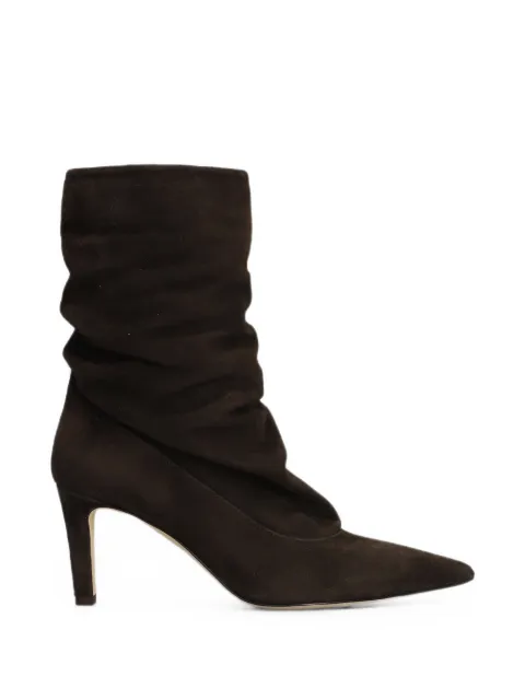 The Seller pointed-toe suede ankle boots Brown SE4005