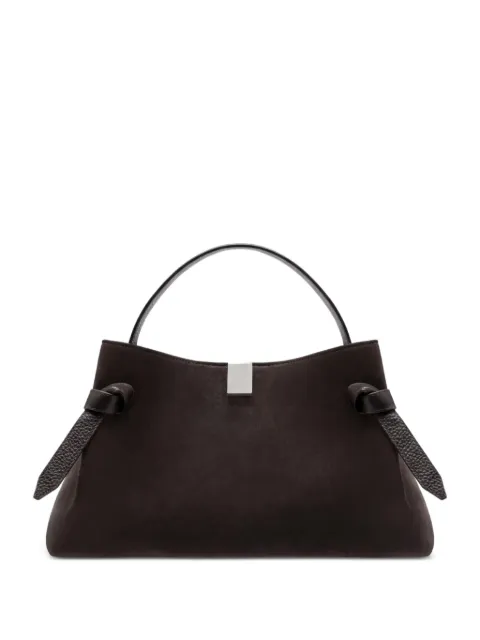 Yuzefi Gyoza knot-detail tote bag Brown YZFGYZF26S029