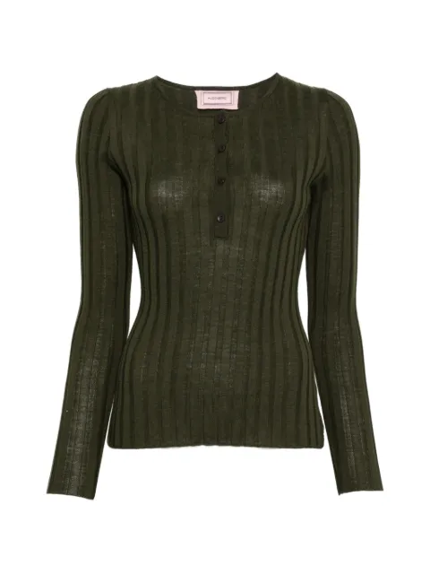 Hugenberg round-neck sweater Green HH552