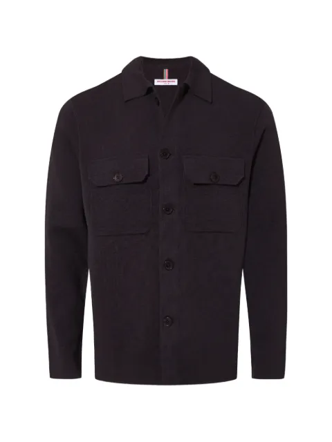 Orlebar Brown Brigg merino shirt jacket Brown 282615