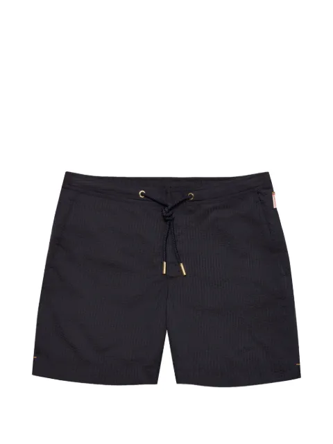 Orlebar Brown Bulldog seersucker swim shorts Blue 282571