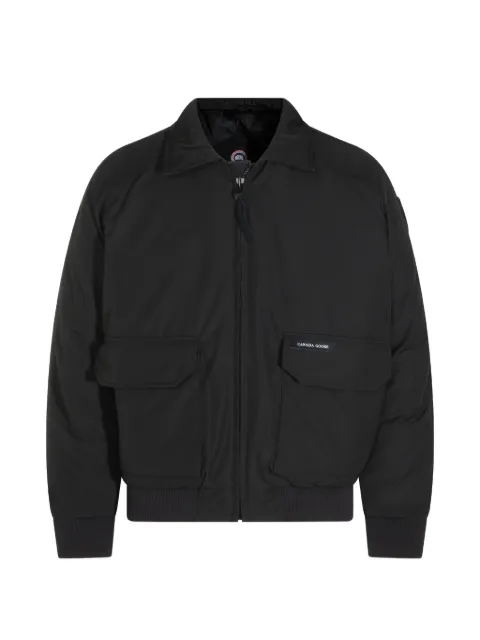 Canada Goose Mimico logo-patch zip-up bomber jacket Black 1742MT