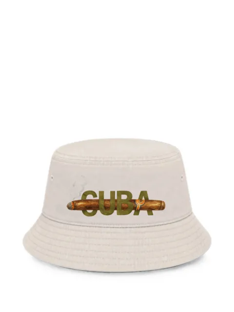 Melt graphic-print bucket hat Neutrals MSBUC5425