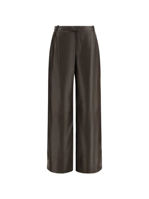 Arma Bea lambskin trousers Brown 004L26601702
