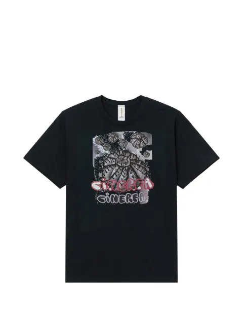 WESTFALL graphic-print layered-sleeve T-shirt Black WES07T026