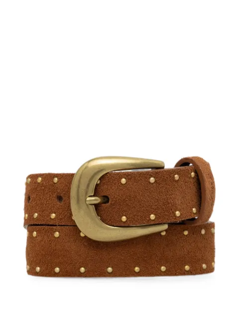 Levi's studded suede belt Brown 007ZP