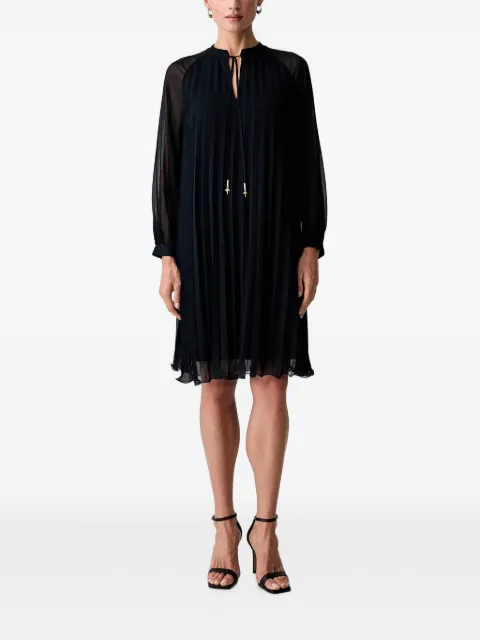 Joop! pleated long-sleeve midi dress Blue 30103350