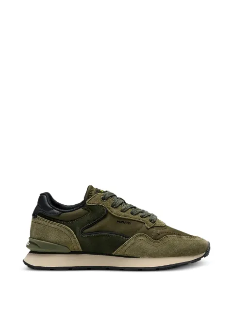 Hoff City suede-panelled sneakers Green 22602411