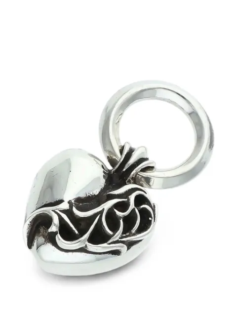 Chrome Hearts heart pendant Silver CHRM1573