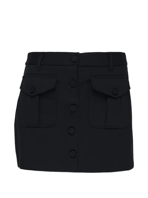 rag & bone Irina button-up skorts Black RE6326PB1PW