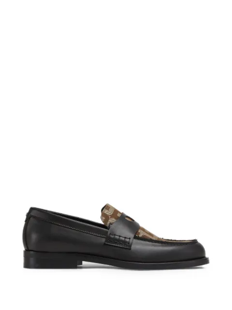 GCDS Wirdo monogram-jacquard loafers Black A1OU4303TD0