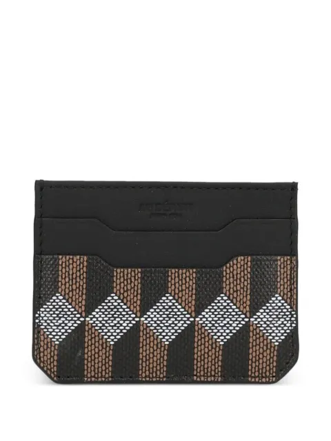 Au Départ monogram-print card holder Black SCAH001