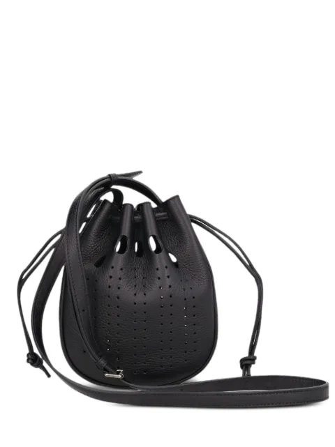 Valentino Garavani perforated-leather shoulder bag Black 9Y2P0BA3EGL