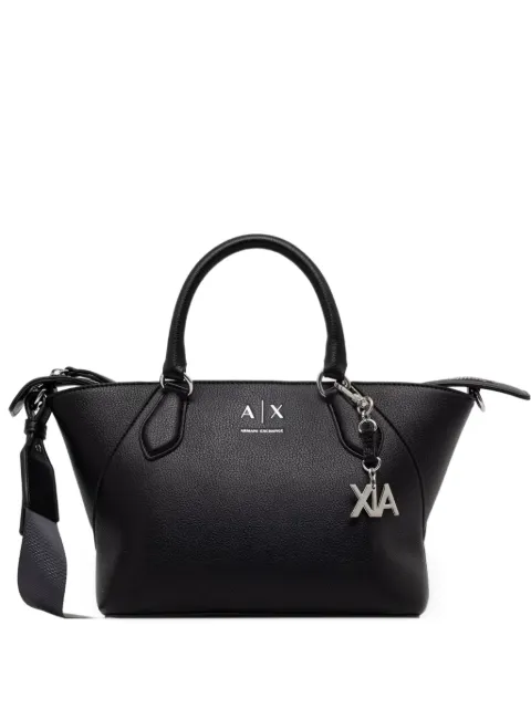 Armani Exchange logo-detail cross body bag Black XW003143AF2